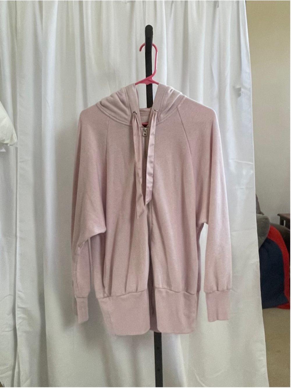Women's Victoria's Secret Zip-Up Hoodie Pink Size L